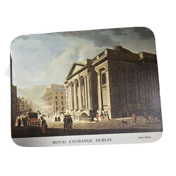 Set 6 Vtg Clover Leaf London Today Placemats and 4 Coasters of Dublin Landmarks - Picture 10 of 15